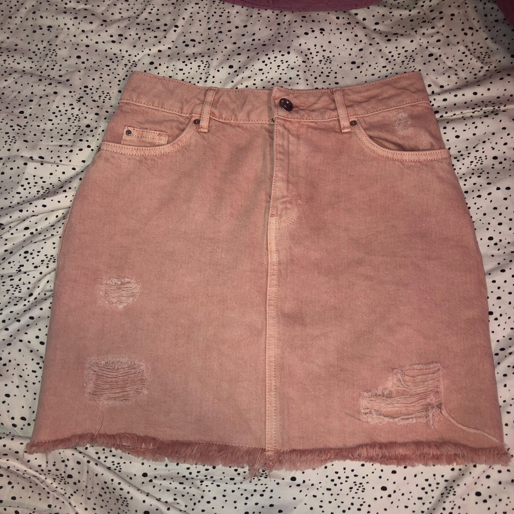 Pink skirt